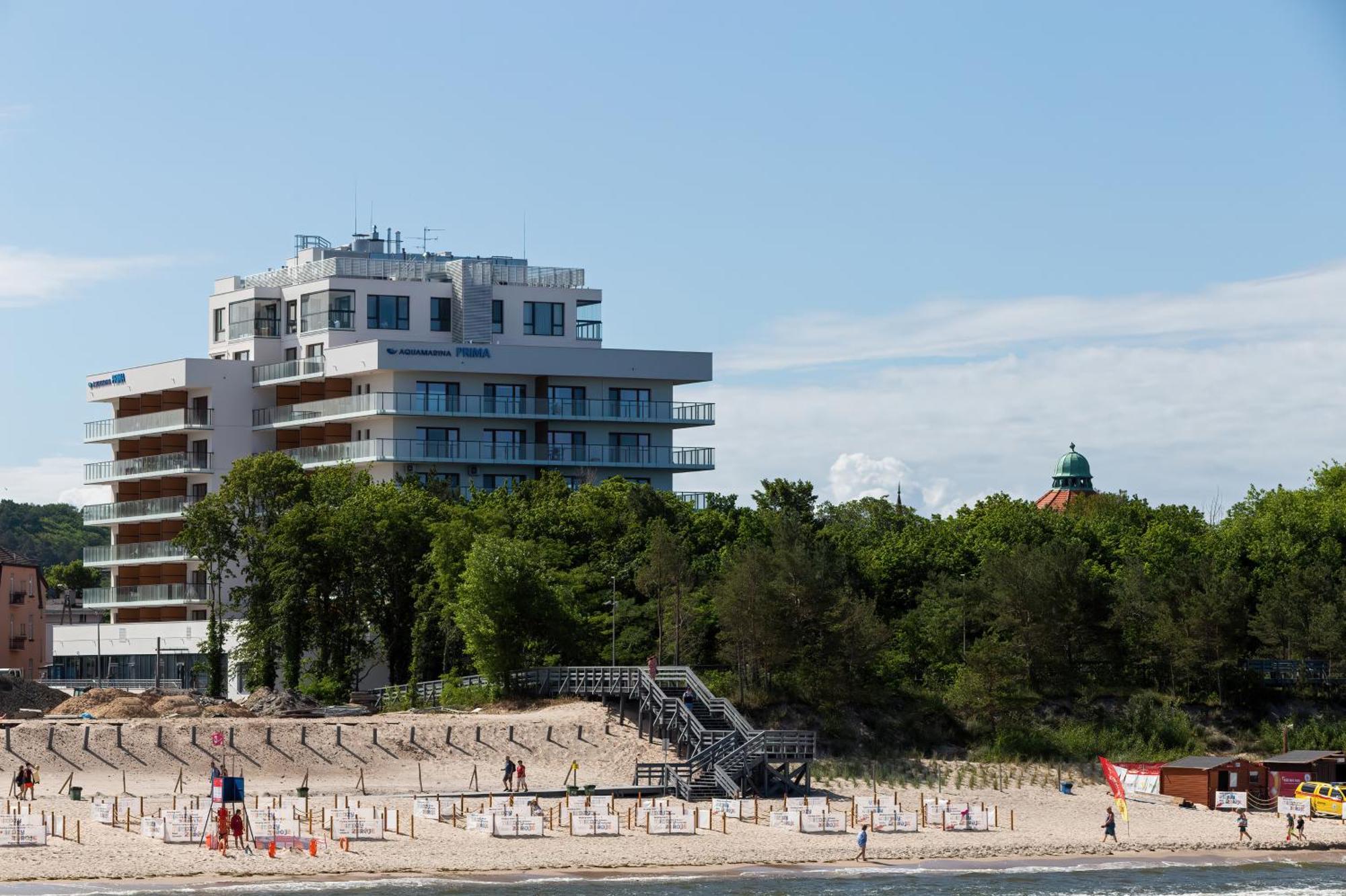 Aquamarina Prima Deluxe Studios With Sea View By Noclegi Renters Miedzyzdroje Extérieur photo